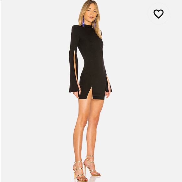 michael costello black dress